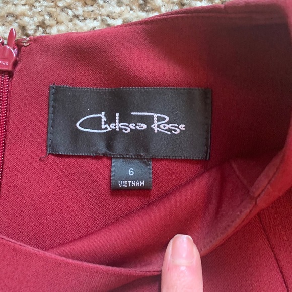 Red/maroon work dress - Picture 2 of 3